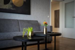 Posezení v ubytování JUNIK Apartments Oberhausen