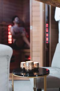 Posezení v ubytování Paddock Lodge - Suites Wellness & Chambres d'hôtes