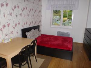Χώρος καθιστικού στο Apartment Orbit Karlov P.P.