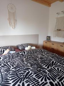 Posteľ alebo postele v izbe v ubytovaní Nature Home Eco-friendly Pet-friendly