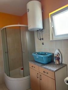 Koupelna v ubytování Apartman Jole