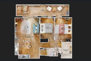 planta de una habitación con en expat renting - Le Petit Mosaïque - Patte d'Oie - Wifi, en Toulouse