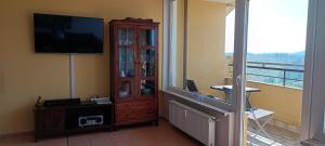 Et tv og/eller underholdning på Apartment 350 mit Brockenblick