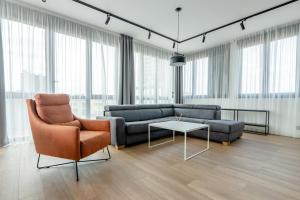 Χώρος καθιστικού στο Kondina Suites