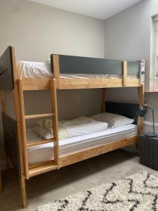 a couple of bunk beds in a room at Seapoint Lodge in Westport