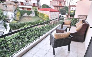 Balkón nebo terasa v ubytování My Afytos Balcony