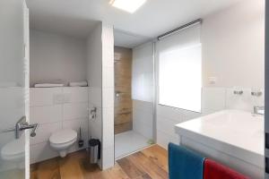 Koupelna v ubytování Ferienwohnung Spreebogen + 12 fotografií