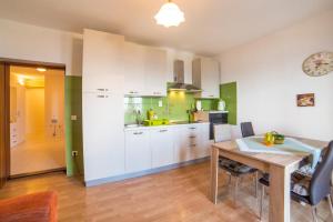 Kuchyň nebo kuchyňský kout v ubytování Apartment Mande