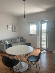 Posezení v ubytování Laganini apartman Rab