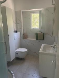 Koupelna v ubytování Laganini apartman Rab