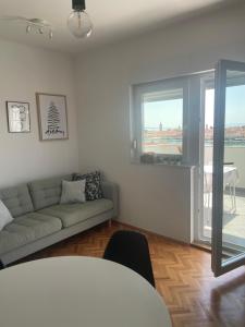 Posezení v ubytování Laganini apartman Rab