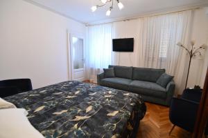 TV i/ili zabavni centar u objektu Luxury Apartman ZOGAN
