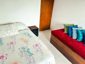 Postel nebo postele na pokoji v ubytování La Terraza de Estella