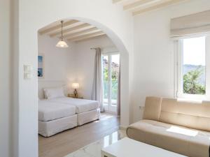Posezení v ubytování Archon Mykonos Luxury Villa + 24 fotografií