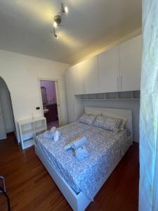 Postel nebo postele na pokoji v ubytování House tower Pisa + 10 fotografií
