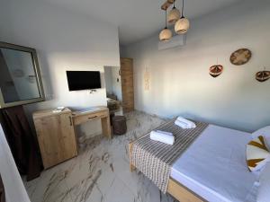 Postel nebo postele na pokoji v ubytování Vickys Inn