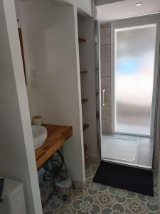 Koupelna v ubytování Moon location