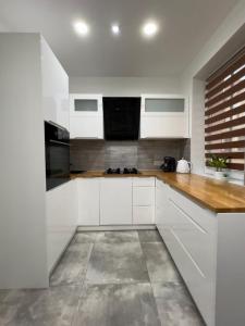 Η κουζίνα ή μικρή κουζίνα στο Apartament EROS Rynek
