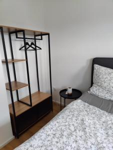 Postel nebo postele na pokoji v ubytování Ferienwohnung Olpe + 9 fotografií