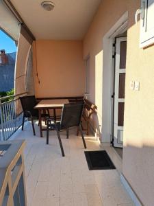Balkón nebo terasa v ubytování Apartman Martinovic