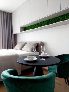 Posezení v ubytování Apartman Zoku s private garage parking free