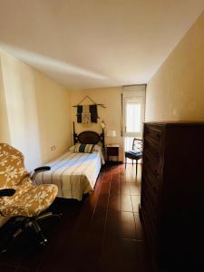 Postel nebo postele na pokoji v ubytování Acogedor y Amplio Apartamento familiar a pie de playa