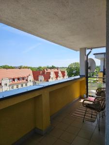Balkón nebo terasa v ubytování Apartament Platinum