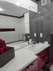 Koupelna v ubytování Apartament Silver + 14 fotografií