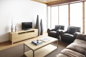 巴奎伊拉－貝萊特的住宿－Cap 1500 by FeelFree Rentals，带沙发和电视的客厅