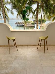 Balkón nebo terasa v ubytování Salalah Hawana Marina Apartment