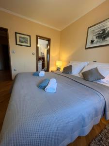 Postel nebo postele na pokoji v ubytování Apartman Adrijan