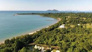 an aerial view of the shoreline of a beach at Sealords in Mission Beach +15 photos