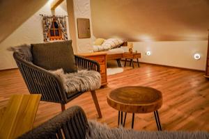 Posezení v ubytování Weinkeller Gehringer