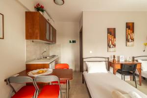 Η κουζίνα ή μικρή κουζίνα στο Erosaria Suites