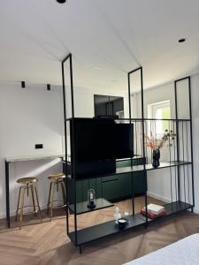 TV a/nebo společenská místnost v ubytování Mediteran