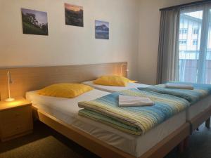 Postel nebo postele na pokoji v ubytování Hotel Waldhof