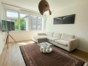 Μια τηλεόραση ή/και κέντρο ψυχαγωγίας στο Stilvolle Wohnung in Zürich Oerlikon! -202-