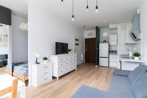 Kuchyňa alebo kuchynka v ubytovaní Warsaw - Aparts Konstruktorska