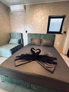 Postel nebo postele na pokoji v ubytování Neversea house