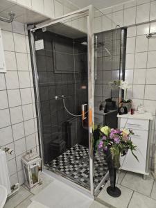 Koupelna v ubytování Ferienwohnung Meier