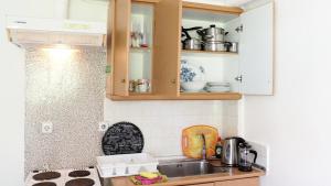 A kitchen or kitchenette at Agapi Apartments