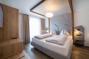 Postel nebo postele na pokoji v ubytování Hotel Alpenblick