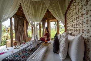Posezení v ubytování Padi Bali Retreat