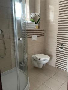 Koupelna v ubytování Gold de luxe Apartman + 12 fotografií