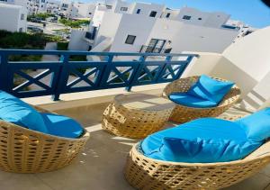Istumisnurk majutusasutuses Apartment at Marassi North Coast مراسى الساحل الشمالى