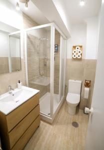 ห้องน้ำของ Apartamento Estela Santander +27 ภาพ