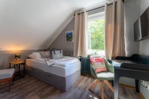 Postel nebo postele na pokoji v ubytování Gasthof Neuhaus
