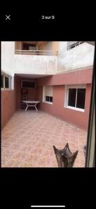 a view from a window of a building at شارع اميل زول بلفدير الدار البيضاء المغرب in Casablanca