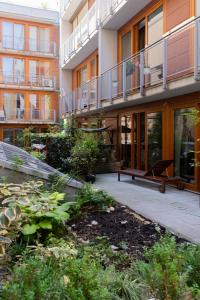 Vonkajšia záhrada v ubytovaní PLATER PREMIUM APARTMENTS
