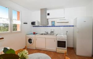 Kuchyň nebo kuchyňský kout v ubytování Awesome Apartment In Afa With Wifi